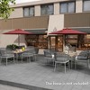 Tangkula Outdoor Patio Umbrella Modern Table Umbrella w/8 Heavy Duty Ribs Sun-proof - 3 of 4