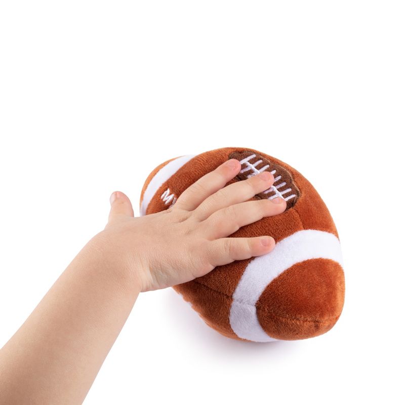 Plush Creations Baby Football Rattle, Ages 0-36 Months, 4 of 7