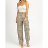 Women's PLAID PLEATED PANTS - SANS SOUCI - 4 of 4