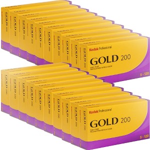 Kodak Professional Gold 200 Color Negative Film - 120 Roll Film, Pack of 5 - 20pk - 1 of 3