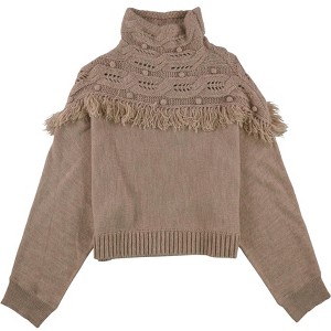 Rachel Zoe Womens Fringe Pullover Sweater - 1 of 1