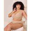 Leading Lady The Chloe – Lace Band Molded Underwire T-Shirt Bra in Sand, Size: 52B. - 4 of 4