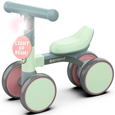 Beyond Innoventions Balance Bike with Headlight – Lightweight Toddler Bike for Boys & Girls 12–18 Months, Non-Slip Wheels, Easy Assembly