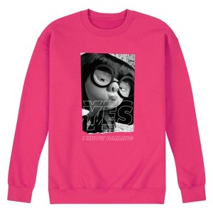 Men's - The Incredibles - Edna Yes Darling Graphic Fleece Sweatshirt - 1 of 3