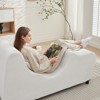 Mjkone Yoga Chair for Adults, Velvet Yoga Chaise Lounge Chair Indoor for Adult Exercise, Stretching, Relaxation,Dark Gray/Light Gray/Beige - 2 of 4