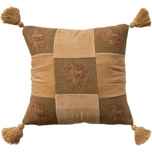 Mina Victory Vintage Floral Traditional Indoor Throw Pillow - 1 of 4