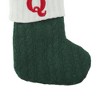 Unique Bargains Christmas Stockings Knitted Fabric Green 7.87"x5.91" 1 Pcs - 4 of 4