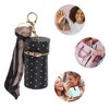 Unique Bargains Lipstick Bag with Polka Dot Pattern Handbag Charm 1 Pc - 3 of 4
