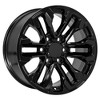 OE Wheels CV69 18 Inch Rim Fits Silverado 1500 Style 6x139.7 18x8.5 Gloss Black - Hollander 5905 (1) - 4 of 4