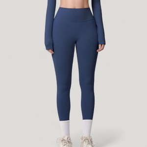 Anna-Kaci Active Women's High Waist Leggings with Side Pockets and Seamless Stretch Fabric for Active and Everyday Wear - 1 of 4