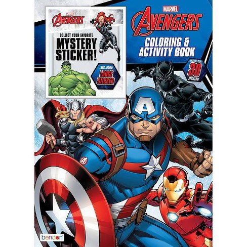 Marvel Avengers Glow In The Dark Sticker Book - By Dk (paperback) : Target