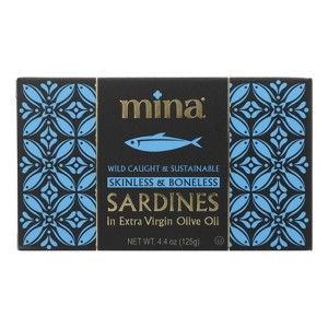 Mina - Sardines Sk/bo In Evoo - Case of 12-4.4 OZ - 1 of 3