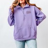 Simply Sage Market Embroidered Fall Vibes Retro Quarter Zip Fleece - 3 of 4