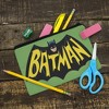 Batman Classic Tv Series Logo Makeup Cosmetic Bag Organizer Pouch - 2 of 4