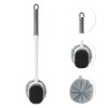 Unique Bargains Transparent Handle Bath Brush Body Scrubber 1 Pc - 3 of 4