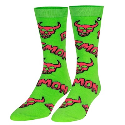 Odd Sox, Demon Time, Funny Novelty Socks, Large