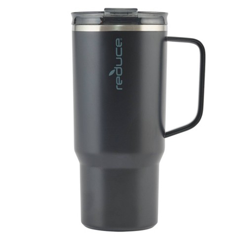 Reduce 24oz Hot1 Vacuum Insulated Stainless Steel Travel Mug With Steam  Release Lid Black : Target