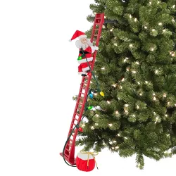 Mr. Christmas Super Climbing Santa Animated Musical Christmas Decoration
