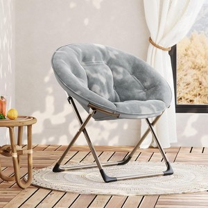 Acekool Faux Fur Lounge Chair - 1 of 4