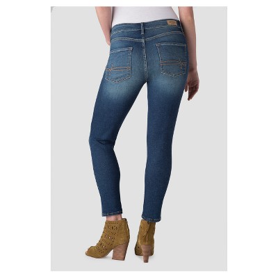 denizen high rise ankle skinny jeans