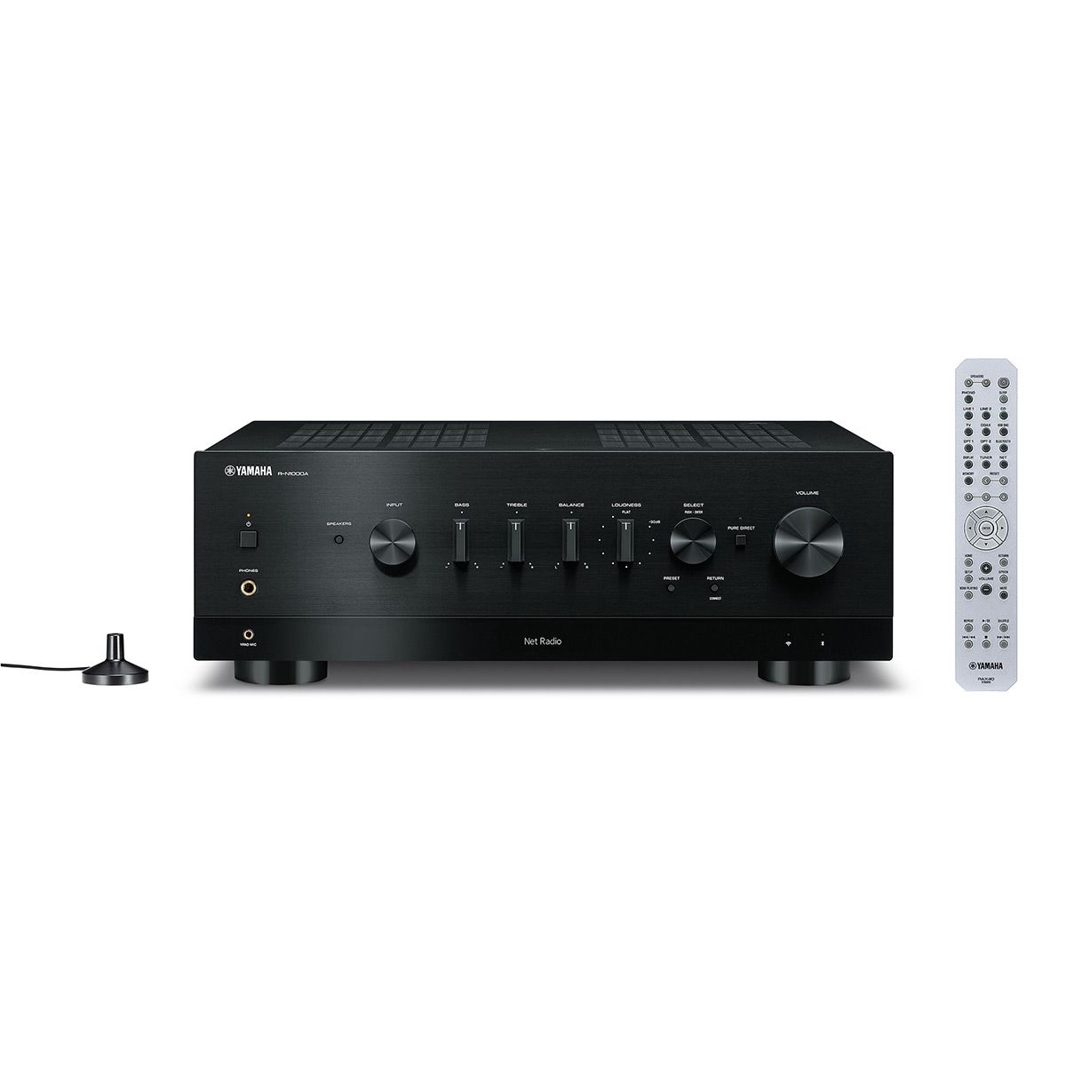 Yamaha R-N1000A Stereo Network Receiver with HDMI ARC, Bluetooth, Wi-Fi, and MusicCast