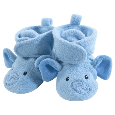 Hudson Baby Infant And Toddler Boy Cozy Fleece Booties Blue