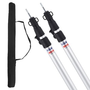 Unique Bargains Aluminum Alloy Adjustable Replacement Camping Tarp Poles for Shelter - 1 of 4