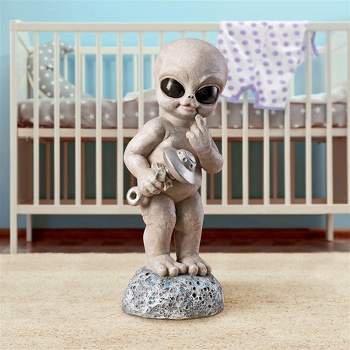 Design Toscano Zeta the Toddler Gray, Roswellian Baby Alien Statue