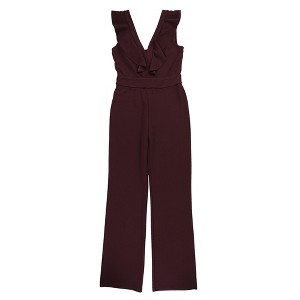 bar III Womens Ruffled Jumpsuit - 1 of 2