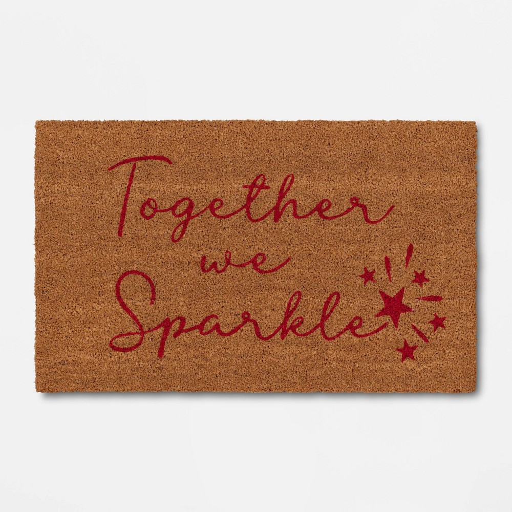 1'6"x2'6" 'Together' We Sparkle Doormat - Threshold