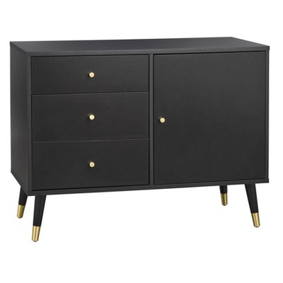 Dalton Mid - Century Modern Buffet White/black - Buylateral : Target