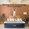 Dr. Air 18” Air Mattress with Electric Pump, Waterproof Velvety Top and Carry Bag - 4 of 4