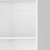 HomeRoots 71" White Wood Five Tier Bookcase - 4 of 4