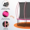 FDW 8/10/12/14FT Trampoline with Enclosure Net Outdoor Jump Rectangle Trampoline - ASTM Approved-Combo Bounce Exercise Trampoline - 4 of 4
