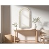 Elegant Lighting Arch Cornhusk Mirror 24x42 in Linen White - 2 of 4