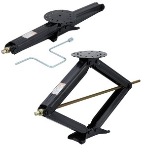 EcoSummer 5000 LBS RV Scissor Jack, 4"-30" Adjustable Heavy Duty Trailer Stabilizer Leveling Jack with Crank Handle. - 1 of 4