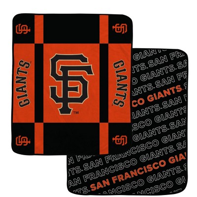 MLB San Francisco Giants Reverse Block Double Sided Ultra Cozy Blanket