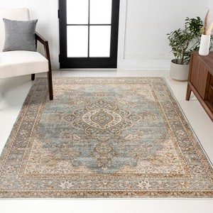 JONATHAN Y Khilana Floral Medallion Area Rug - 1 of 4