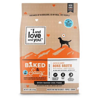 I and Love and You Baked & Saucy Grain Free Chicken & Sweet Potatoes Holistic Dry Dog Food