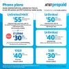 AT&T Prepaid Motorola Moto G Play LTE 2024 (64GB) - Blue - 2 of 3