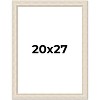 PosterPalooza | Weathered White Picture Frame - UV Acrylic, Foam Board Backing, Hanging Hardware - 2 of 4