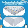 Crib Bedding Set for Girls Boys, 3 Piece Soft Baby Bedding Set Including Quilt, Fitted Crib Sheet and Crib Skirt - image 3 of 4