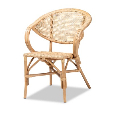 Varick Rattan Dining Chair Set Natural/brown - Bali & Pari : Target