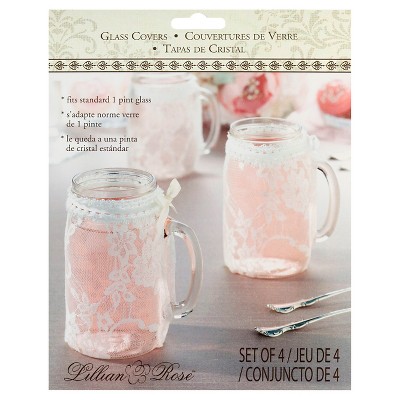 4ct Lace Glass Covers