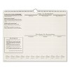 Recycled Wall Calendar, Unruled Blocks, 15 x 12, Sand/Green Sheets, 12-Month (Jan to Dec): 2026 - 2 of 4