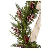 Holiday Living 30-in Dover Pre-lit Battery-Operated Artificial Christmas Wreath - 2 of 3