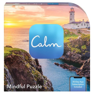 Spin Master Calm App: Lighthouse by the Sea Jigsaw Puzzle - 300pc