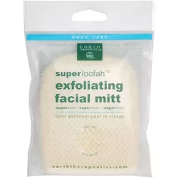 Earth Therapeutics Super Loofah Facial Mitt - 1ct