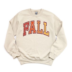Simply Sage Market Women's Graphic Sweatshirt Varsity Fall Ombre - 1 of 2