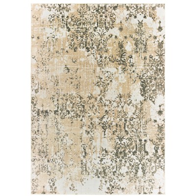 Oriental Weavers Bowen 2067W Grey/ Gold Indoor Area Rug - 3'10" x 5'5"
